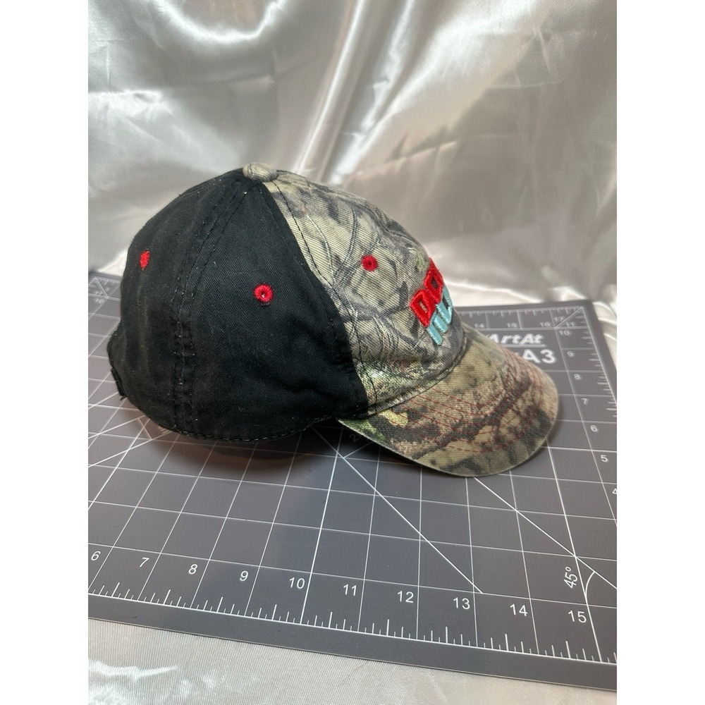 REBEL Lures Baseball Cap Hat, Adjustable Hook/Loop Back, Camo Mossy Oak - Picture 4 of 6